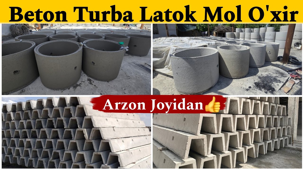 2025 Latok Beton Turba Kalodos Turba Narxlari | Латок Бетон турба Калодос | Latok Beton Molo'xir
