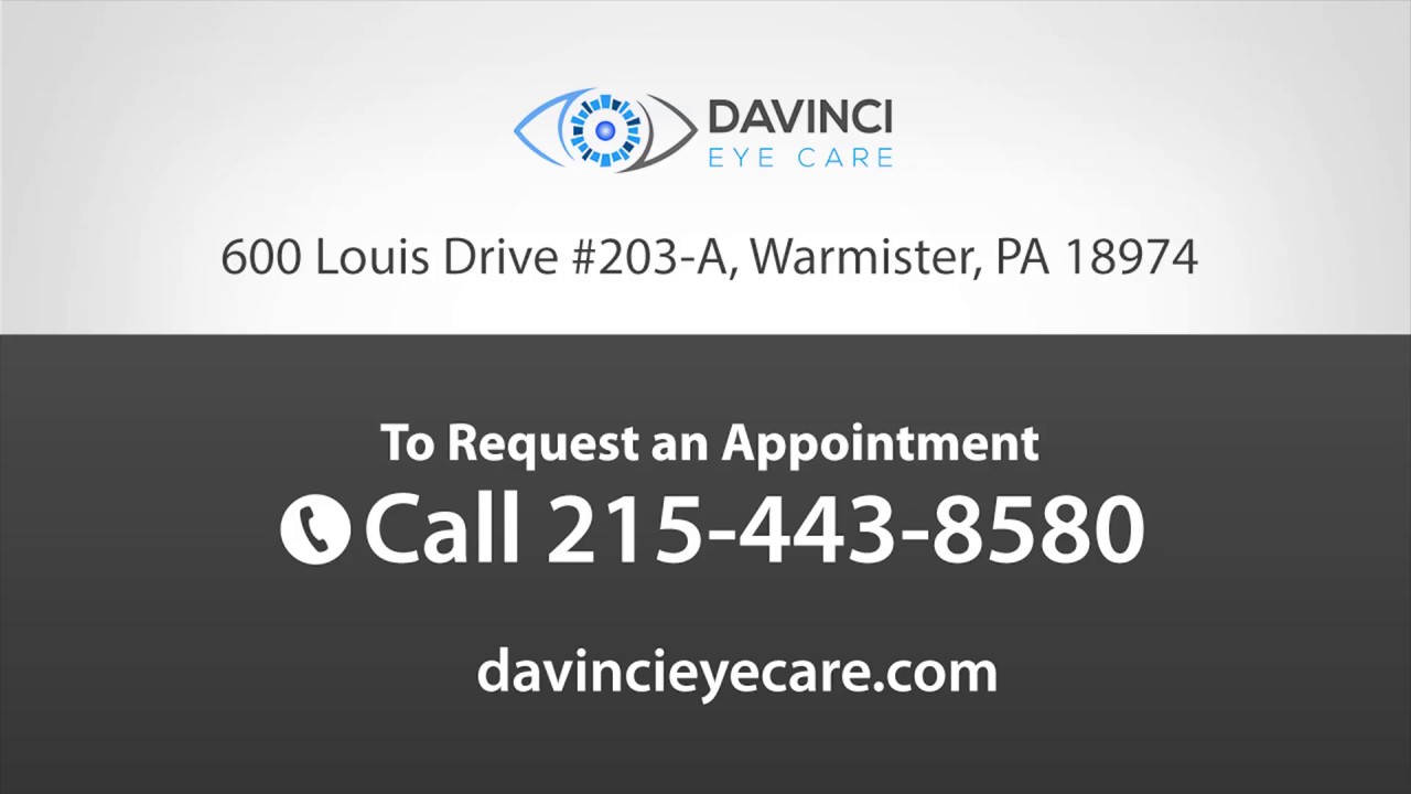 Davinci Eye Care Short Warminster, PA YouTube