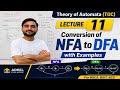NFA to DFA Conversion Easy Method | TOA Lecture 11 in Urdu/Hindi