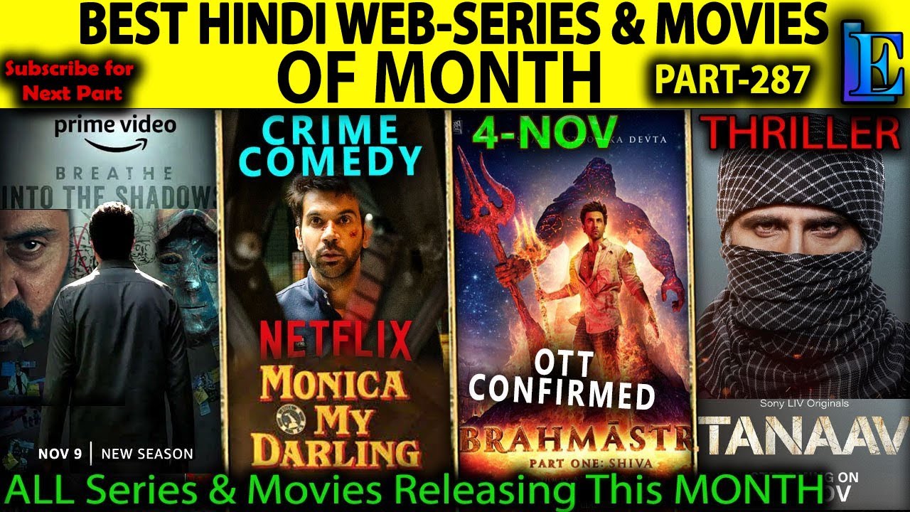BIG OTT Upcoming OCT-NOV 2022 Month Hindi Movies & Web Series 2022 #Netflix#Amazon#SonyLiv#Disney+
