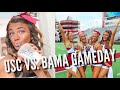 USC VS. BAMA COLLEGE CHEER GAMEDAY (on the field!!)