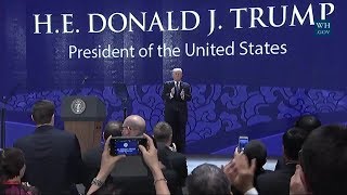 President Trump Delivers Remarks to the APEC CEO Summit | APEC 2017 Da Nang,Viet Nam