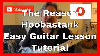 The Reason Hoobastank Easy Guitar Lesson Tutorial