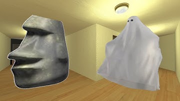 Moai And Ghost Nextbot Gmod