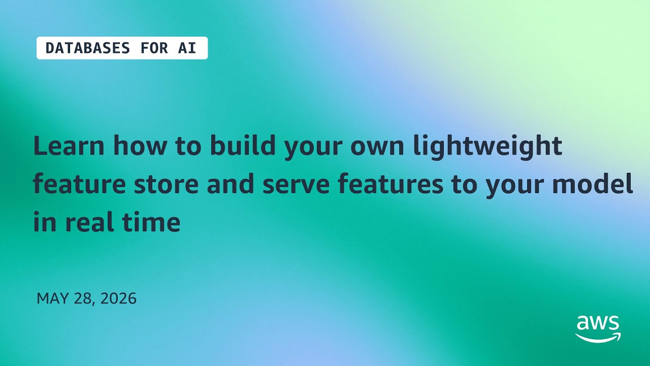 Learn how to build your own lightweight feature store and serve features to your model in real time