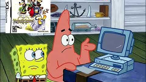 Kingdom Hearts Games Portrayed by Spongebob