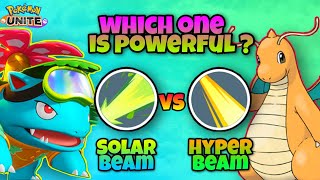 Solar beam vs hyper beam which one is powerful...? in Pokemon unite