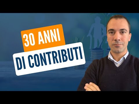 Video PENSIONE CON 30 ANNI DI CONTRIBUTI: quanto prendi e come andarci!