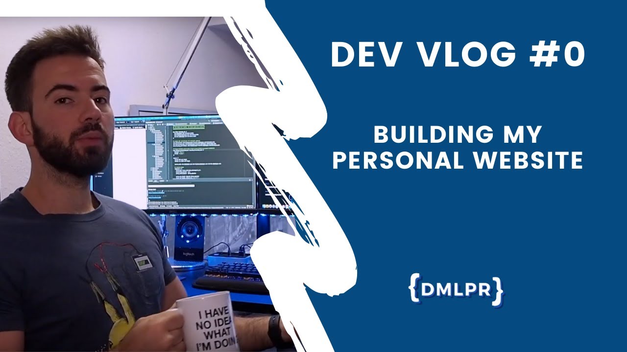 DEV VLOG #0 - Building my personal Website - YouTube
