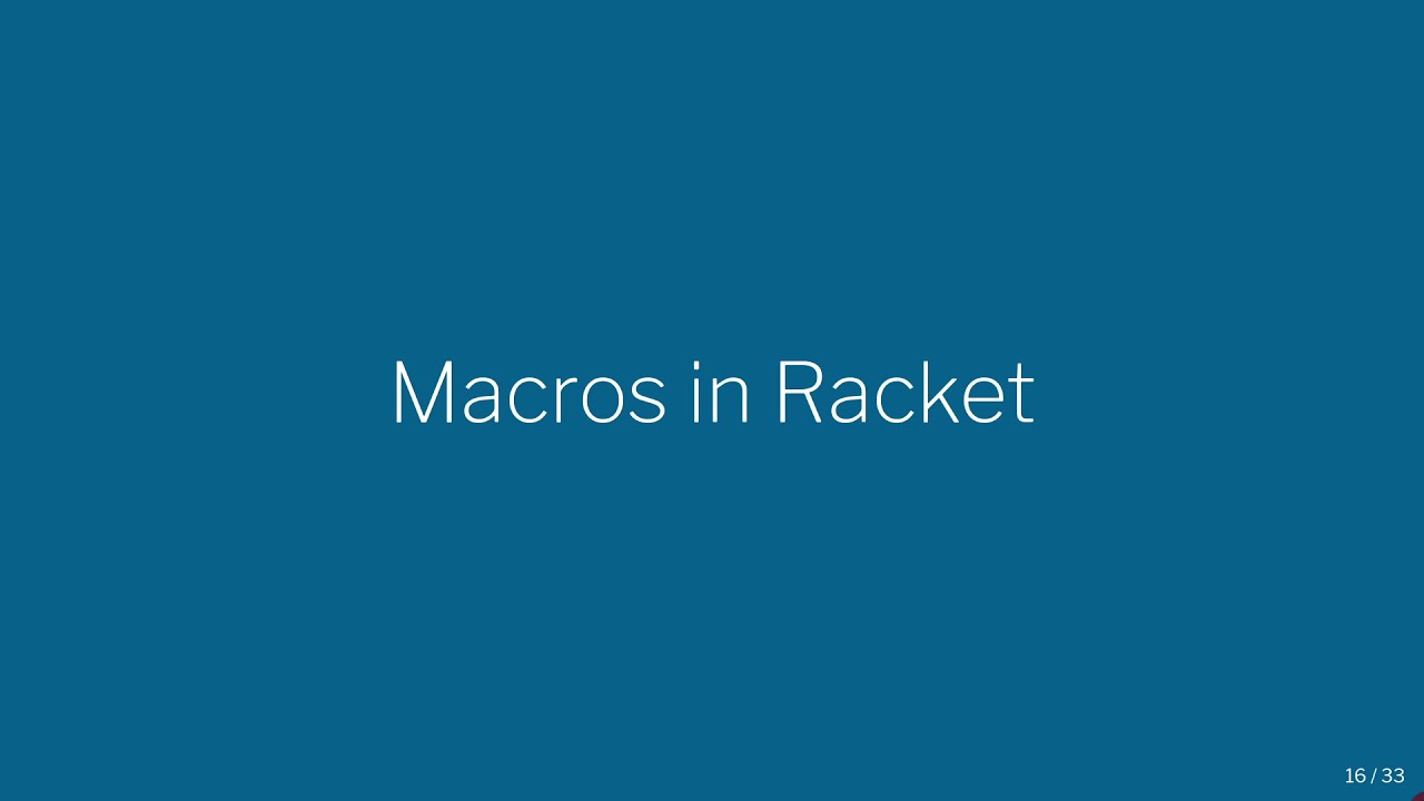 CS450   S21   35   02  Macro system in Racket   part 1