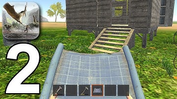 Dino Craft Survival: Jurassic Dinosaur Island - Gameplay Walkthrough part 2 -  House (Android)