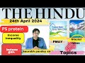 The hindu  editorial  news analysis ii 24th  april 2024 ii daily current affairs ii saurabh pandey