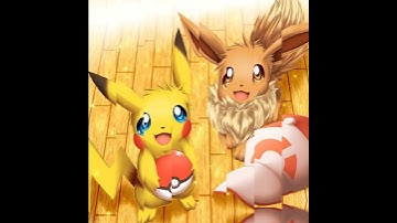 Pikachu and evee edit best friends #pokemon