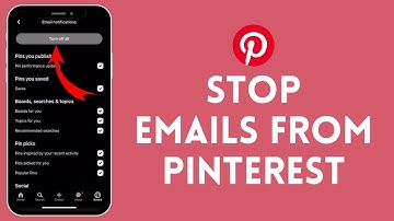 How to Stop Emails from Pinterest 2024 | Manage Pinterest Email Notifications