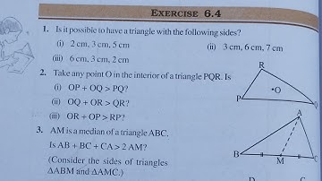 Class 7 Maths Chapter 6 l NCERT EXERCISE-6.4 l Triangle l CBSE Board l Solution l 7th