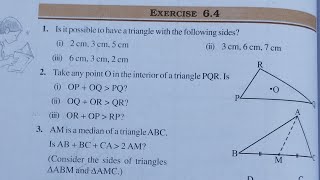 Class 7 Maths Chapter 6 l NCERT EXERCISE-6.4 l Triangle l CBSE Board l Solution l 7th