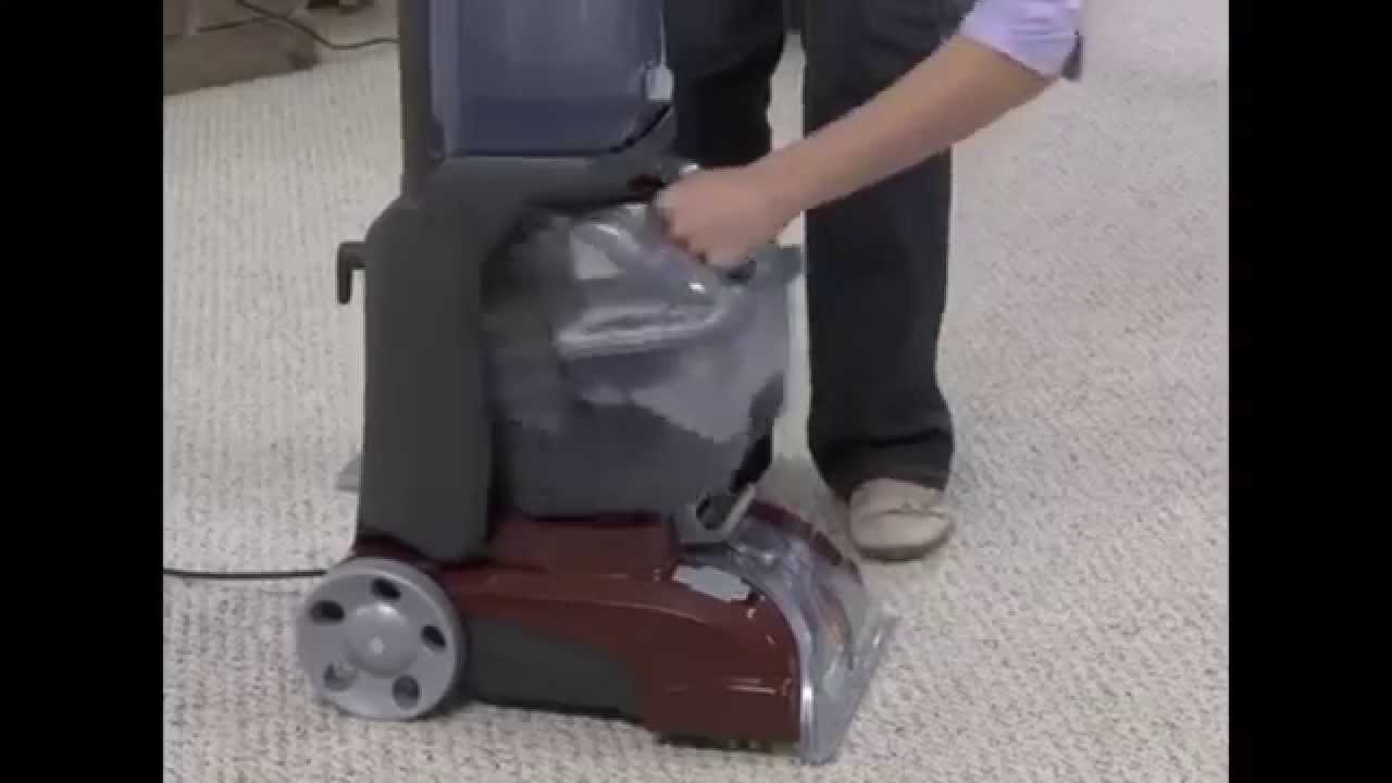 Review - Hoover Power Scrub Deluxe Carpet Washer, FH50150 - YouTube