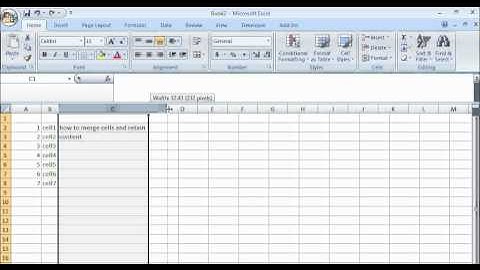 MS Excel tricks- How to avoid data loss during merge cells in excel