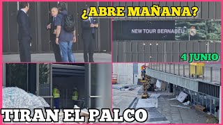 💥 FLORENTINO PÉREZ VISITA el NUEVO MUSEO ⚠️ OBRAS del SANTIAGO BERNABEU (4 junio 2024)