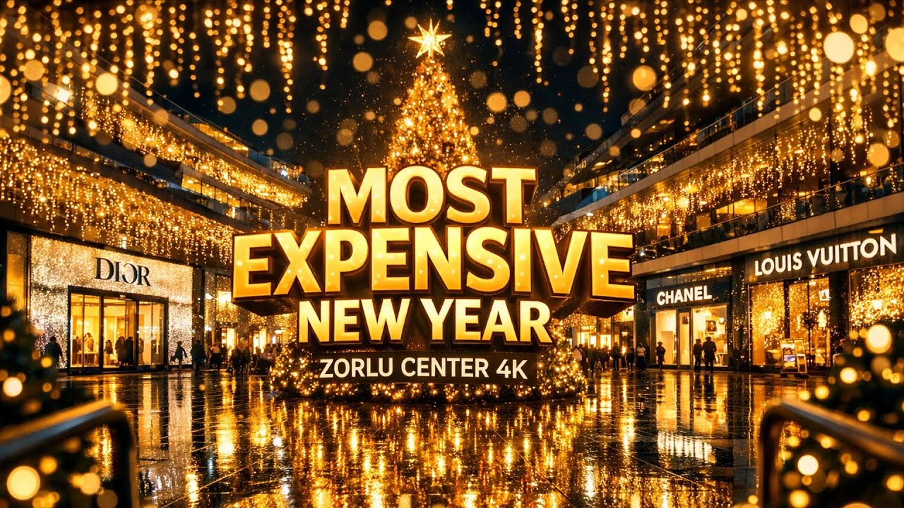 Самый Роскошный Торговый Центр Стамбула: Zorlu Center 2025 [4K HDR]