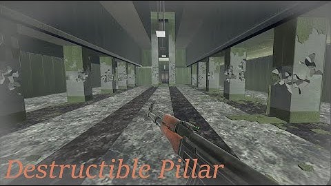 The Matrix: Lobby - Destrutible Pillars (Pavlov VR & ue4)