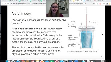 17.2 Measuring and Expressing Enthalpy