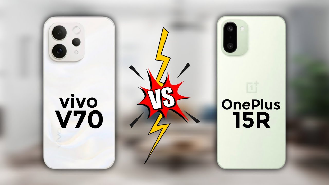 Vivo V70 5G Vs OnePlus 15R | 🔥Full Comparison |