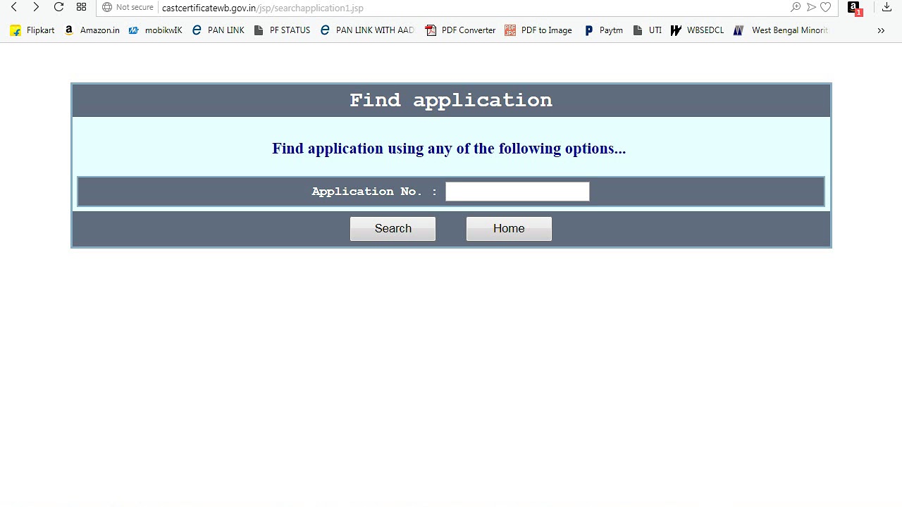 How To Check Obc Sc St Certificate Status