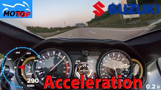 Suzuki Hayabusa (2022) - ACCELERATION - Gopro GPS and DRAGY measured