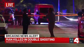 Two shot, one killed in South City
