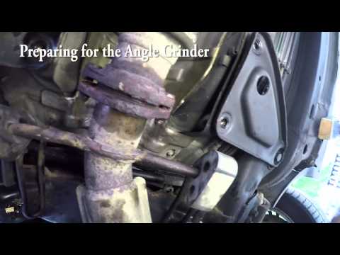 DIY Saab 9-5 Intermediate Exhaust Pipe Change