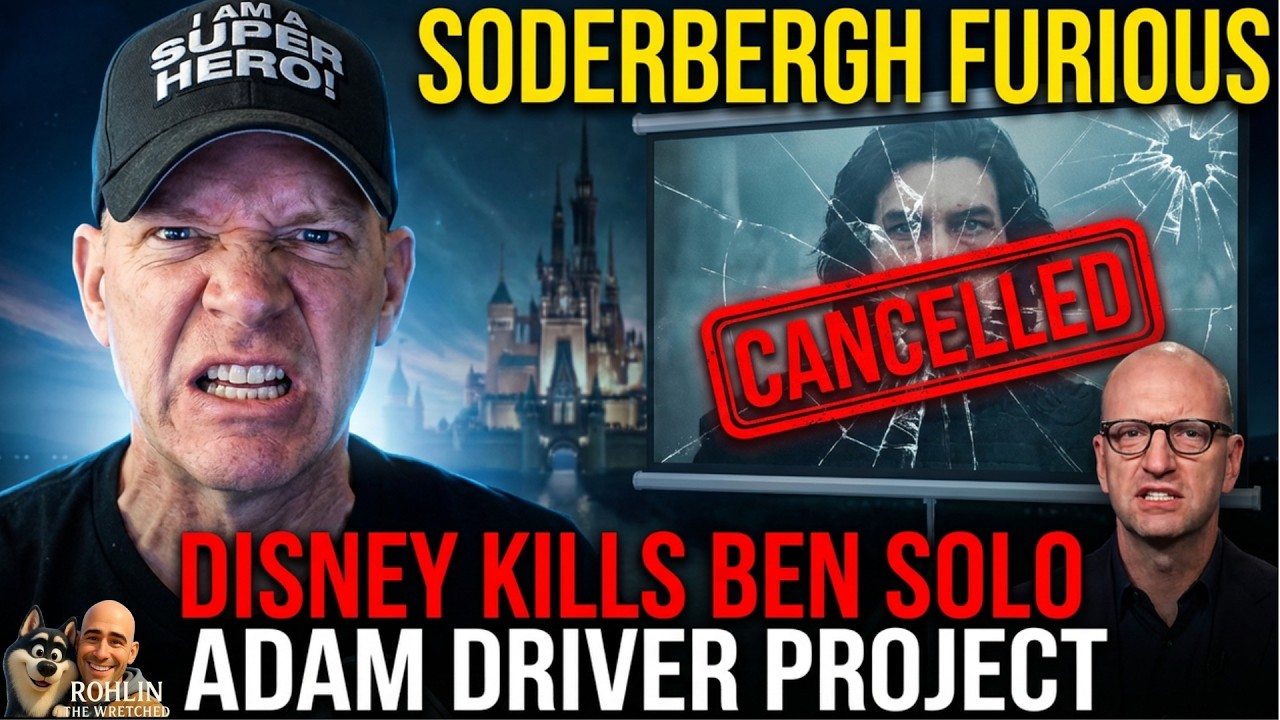 Soderbergh FURIOUS After Disney Kills Ben Solo Project with Adam Driver!