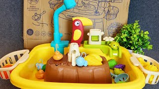 4 Minutes Satisfying with Unboxing Yellow Bathtub ASMR | Review Toy