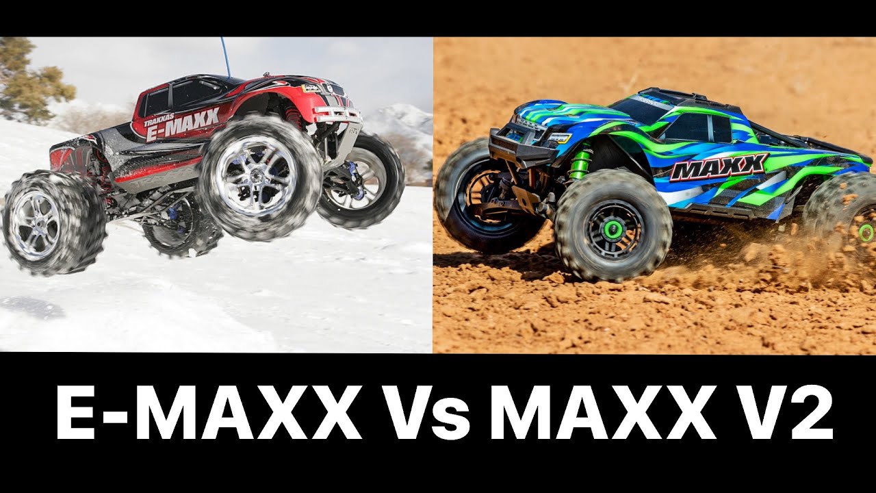 Traxxas MAXX V2 Vs EMAXX YouTube