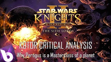 Why Peragus is a masterclass and sets the games tone │Kotor 2 Critical analysis