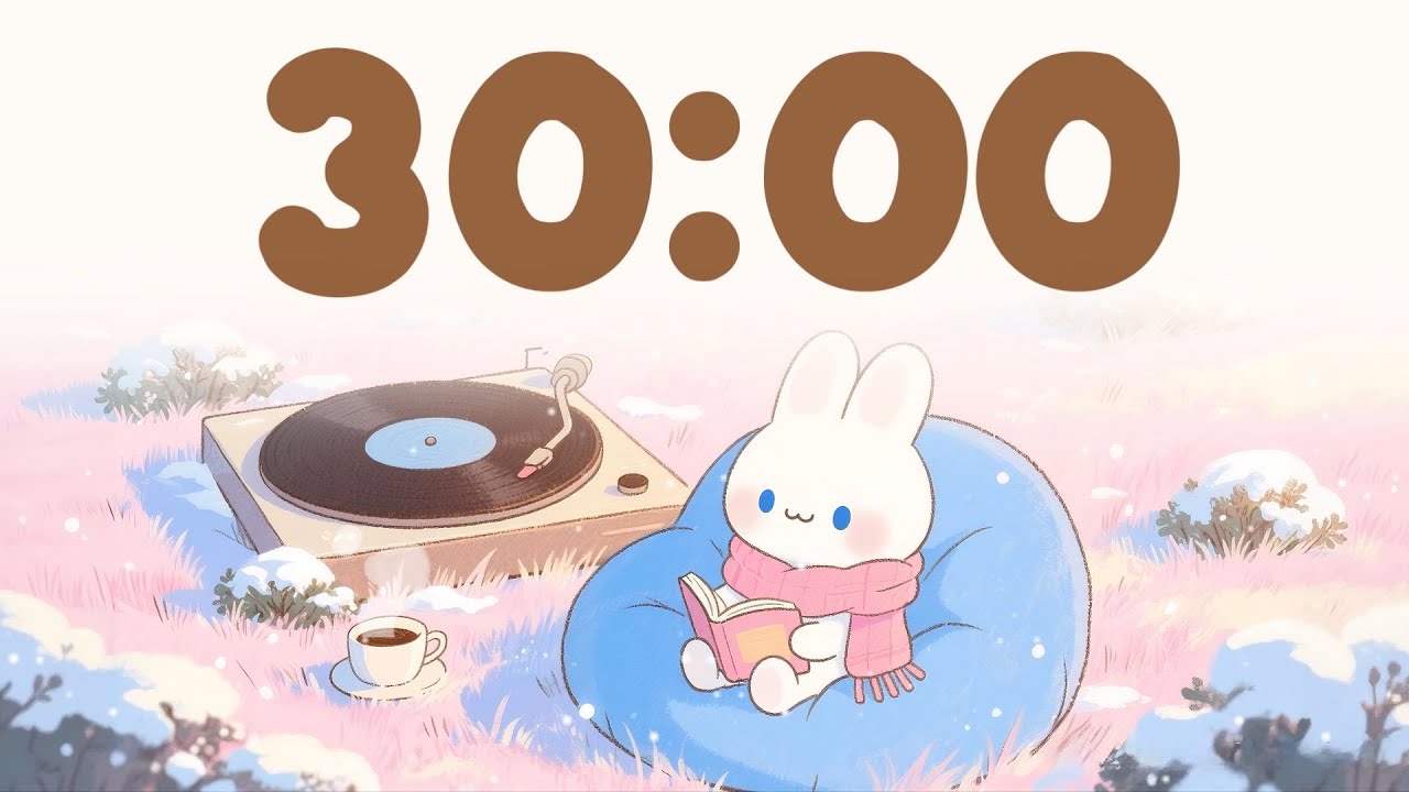 Winter Vibes 🎵 30 minute timer with music for classroom - YouTube