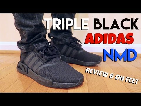 ADIDAS NMD "TRIPLE REVIEW & FEET (MOST COMFORTABLE SHOES EVER??) - YouTube