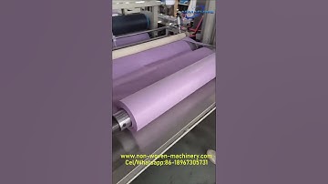 Non Woven Fabrics Rewinding Machine| How Are The Tissue Roll We Make Produced #shorts