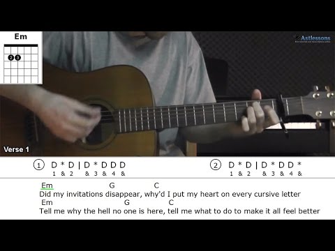 How to play Pity Party with Melanie Martinez (Guitar lesson)