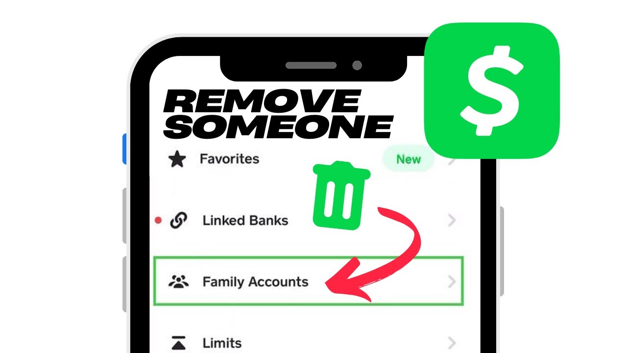 How to remove someone from cash app family account