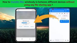 How to transfer files wirelessly in between different devices without using any file sharing app ? Net Worth