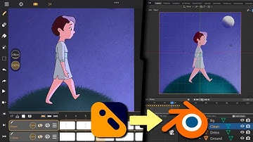 Export from Callipeg to Blender | iPad Animation