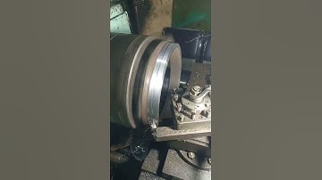 machining big diameter spacers on Colchester machine