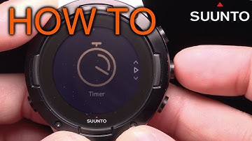 How to use Timer / Stopwatch / Countdown on Suunto 5