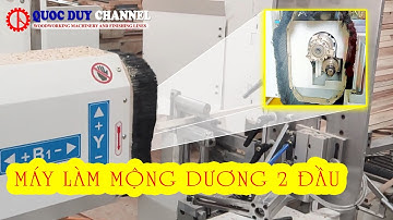 SM 2218 Máy Làm Mộng Dương 2 Đầu Tự Động Cấp Phôi Phay Mộng Cao Tốc | Quốc Duy Tập 1