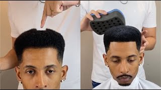 Corte de cabelo degradê masculino afro com nudreads - Afro hair