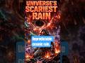 Universe’s Most Terrifying Rain Ever Recorded. #spaceresearch #shortsfeed #spacemystery #shorts