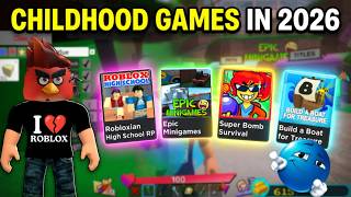 Playing MORE of My Childhood Roblox Games in 2026...