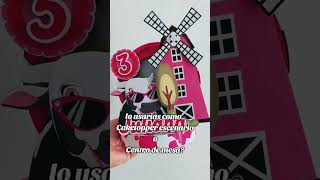 Taller Caketoppers escenarios disponibles en ChuIdeas #papeleríacreativa