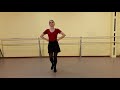 Комбинация "Трилистника" и двойной дроби Русский танец  Самопляс®.Танцы онлайн